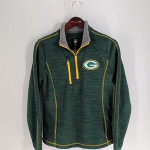 Green Bay Packers Football NFL Team Apparel Pullover‎ Sweatshirt Green Size M